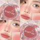 5 Colors Blush Makeup Palette Mineral Powder Red Rouge Lasting Natural Cream Cheek Tint Orange Peach