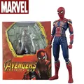 SHF Iron Spider Man Action Figure Toys 14cm High Quality Spiderman Statue Model Collectible Ornament