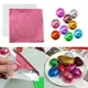 100 pcs Golden Color aluminum foil Candy Chocolate biscuits tin wrapping paper DIY Metal embossing