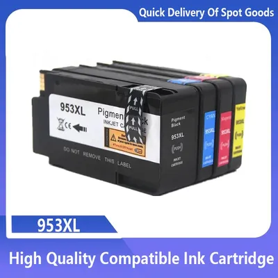 953XL Ink Cartridge Compatible 953 for HP 953 XL Black CMYK for HP Printer OfficeJet Pro 7720 7730