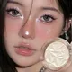 3 Colors Diamond Highlighter Powder Palette Glitter Face Contour Brighten Makeup Shimmer