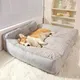 Large Dog Bed for Small Medium Dogs Soft Fleece Nest Big Dog Sofa Bed Winter Warm Cat House for Pet