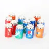 4 pz casa delle bambole in miniatura bevanda può Soda può Soda Pop lattine lattine Mini bottiglia di