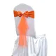 10 50pcs Spandex Chair Sashes with Gauze Wedding Lycra Chair Band Stretch Chair Bows For Banquet