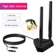 WiFi Antenna RP-SMA Male Connector Dual Band 2.4GHz 5GHz For AX210 AX200 PCI-E WiFi Network Card