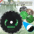 9 Inch Steel Grass Trimmer Head Mowing Lawnmower Parts 14/20-Tooth Disc Blade Grass Brush Cutter for