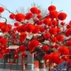 10pcs Chinese New Year Decoration Red Lantern Newyear Dragon Year Traditional Lanterns Wall Decor