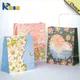 1-50PCS Gift Bag Creative Oil Painting Portable Gift Bag Holiday Gifts Kraft Paper Gift Bag New Year