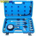 Professional AUTO TOOLS Petrol Gasoline Engine Cylinder Compression Gauge Tester Kit Cylinder Tester