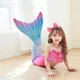 Kids Mermaids Tails For Girls Swimming Dresses Fantasy Swimsuit Can Add Monofin Fin Cosplay Beach