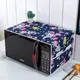 35*100cm Microwave Oven Dust Cover Dustproof Satin Storage Bag Dust Cloth Household Printed Cover