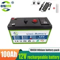 12V 100Ah 18650 Lithium Battery Pack Rechargeable Battery for Solar Energy Electric Vehicle Battery