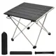 Portable Camping Table Aluminum Folding Beach Table With Storage Bag For Outdoor Camping Hiking