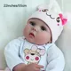 22 inches 55 cm finished painted reborn baby doll handmade reborn premature infant newborn children