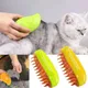 New Cat Dog Grooming Comb Electric Spray Water Spray Kitten Pet Comb Soft Silicone Depilation Cats