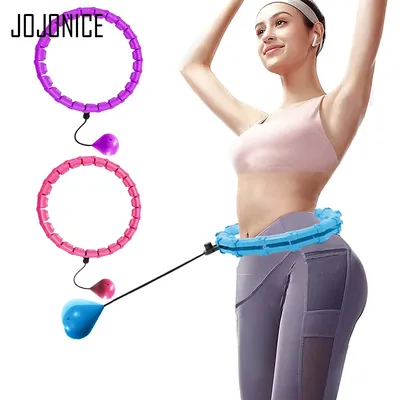 21/24/27/30 Knots Sport Fitness Hoops Abdominal Thin Waist Exercise Massage Hoop Fitness Equipment