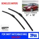 For SUZUKI Swift Hatchback MK2 2005 - 2017 Car Wiper U-type Soft Rubber Boneless Wiper HD Quiet