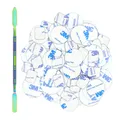 150Pcs Metal Stickers for Magnetic Palette Empty Eyeshadow Makeup Palette set Includes 1 Makeup