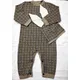 New winter Fashion Letter Mattresses blanket Toddler baby clothes Brown Wool knit sweater newborn