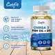 Omega 3 Fish Oil Capsules with Vitamin D DHA EPA Fishing Heart Brain Joint Eyes Health Cholesterol