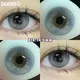 DuoXiu 1Pair Soft Contact Lenses Grey Lenses Blue Eye Diameter 14.5mm 14.2mm 14.0mm Grey Lens