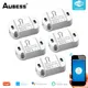 AUBESS Tuya Wifi Smart Switch 10A/16A Timer Wireless Light Switches Smart Home Voice Control For