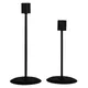 2 PCS Black Metal Candlesticks Holder for Taper Candles Table Romantic Desktop Table Home Decor