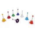 Mini Handbell Set 8-Note Diatonic Metal Bells for Toddlers Kids Musical Toy Percussion Instrument