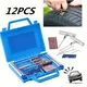 11/12 Pcs/Set Auto Repair Tire Repair Tool Set Vacuum Tire Repair Tool Tire Repair Strip