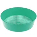 Plastic Garden Sieve Riddle Green For Composy Soil Stone Mesh Gardening Tool