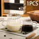 Glass Coffee Milk Jug Multifunctional Tea Pitcher Heat Resistant Transparent for Living Room