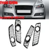 RM-CAR Fog Light Grille Cover For Audi A3 8P 2009 2010 2011 2012 2013 Front Grille Honeycomb Grille