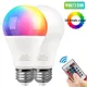 E27 LED RGB Bulb Lights 9W 15W RGBW Light 110V LED Lampada 16 Colors 24 Key IR Remote Control Lamp