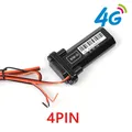 4G ST901 Mini Waterproof GPS Tracker ST-901 4PIN Cable with Relay for Remote Control Builtin Battery
