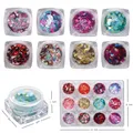 Sparkling Nails Manicure Accessories Valentine's Theme Nail Glitter Long-lasting Shine Heart-shaped