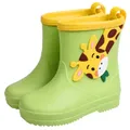 Removable Plush Rain Boots Toddler Waterproof Children Shoes Eva Lightweight Warm Kids Water Shoes