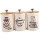 3pcs/set Retro Home Tea Time Kitchen Coffee Tea Sugar Container Jars Tin Metal Jar for Tea Coffee