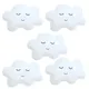 2/3/5Pcs White Smiling Cloud Foil Balloons Big Helium Balloon for Birthday Party Baby Shower Wedding