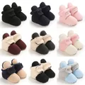 Infant Baby Toddler Shoes Winter Warm Ankle Boots for Girls Cotton Round Toe Booties Boys Snow Boots