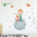 Kids Room Decoration Cartoon Little Prince Planet Wall Sticker Self-adhesive Baby Bedroom Wall Decor