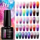 MEET ACROSS 7ML 36 Colors Thermal Gel Nail Polish Glitter Color Changing UV Gel Varnish All For