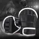 1Pair New Leather Half Finge Karate Boxing Gloves Mitts Sanda Karate Sandbag Taekwondo Protector