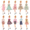 Elegant Dress for 1/6 Barbie 30cm Doll Floral Dress Fashion Ceremonial Wearable Set Skirt Bjd Doll