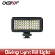 Diving Light Underwater Video Light High Power Dimmable Fill Night Light Mounts Waterproof for GoPro