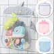 Baby Bathroom Mesh Bag Sucker Organizer For Children Bath Toys Kid Basket Cartoon Animal Shapes