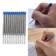 10 pcs/lot Meta Pen Refill School Ballpoint Pen Refill Smooth Fine 0.5mm Medium For Parker Office