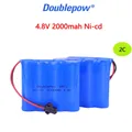 Doublepow 4.8V 2000mah Ni-cd Battery Rechargeable Battery Used for Car Dump Truck Four-wheel Drive