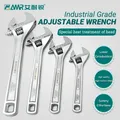 Adjustable Wrench Spanner Heavy Duty Corrosion Resistant High-Carbon Steel Maximum Jaw Capacity 8-15