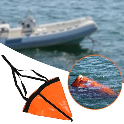 Sea Drogue Anchor Buoy PVC Sea Anchor Drogue Drifting Brake Suit Fising Inflatable Boat Accessories for Kayak Canoe Boat Yacht