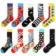 Funny Men Women Fashion Harajuku Fruit Socks Lovely Art WithCartoon Fruit Tide Brand Couple Socks